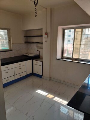 Kitchen in 1 BHK Apartment at Aditya Complex, Pimple Nilakh – for Rent