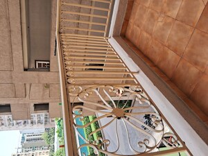 Balcony in 2.5 BHK Apartment at M R Platinum 321, Raj Nagar Extension – for Rent