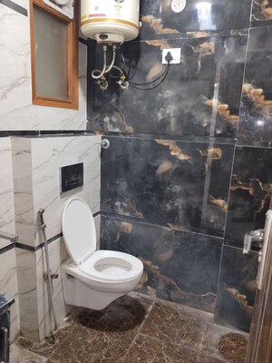 Bathroom in 3 BHK Apartment at Panchsheel Vihar – for Rent
