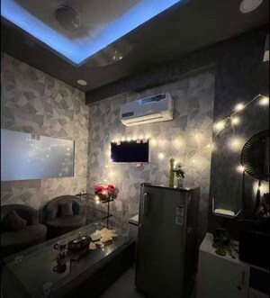 Living Room in 1 BHK Apartment at Motia Citi Royal Business Park, Ambala Highway – for Rent