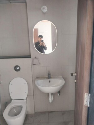 Bathroom in 2 BHK Apartment at Sandesh Nagar – for Rent