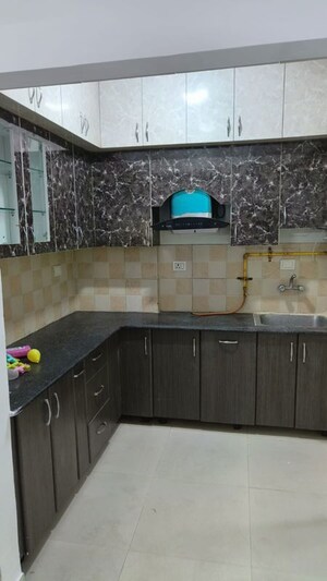 Kitchen in 3 BHK Apartment at Nirala Estate, Tech Zone 4 Greater Noida – for Rent