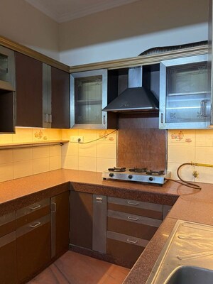 Kitchen in 3 BHK Builder Floor at Ansal Plaza Sector-23, Sector 23 – for Rent