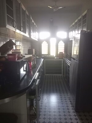 Kitchen in 3 BHK Apartment at Lajpat Nagar – for Rent
