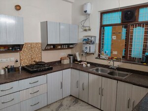 Kitchen in 1 BHK Builder Floor at Palam Vihar – for Rent