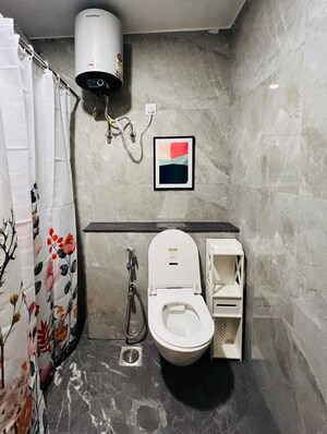 Bathroom in 2 BHK Apartment at M3M Skywalk, Sector 74 – for Rent