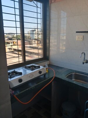 Kitchen in 1 BHK Apartment at Arm Avenue, Kharghar – for Rent