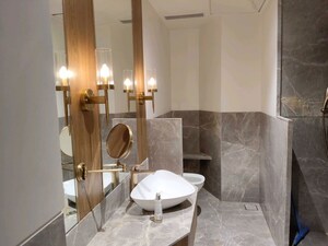 Bathroom in 3 BHK Apartment at Lodha World Crest, Worli – for Sale