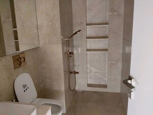 Bathroom in 3 BHK Apartment at Lodha World Crest, Worli – for Sale