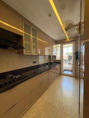 Kitchen in 4 BHK Builder Floor at Kohli One Malibu Town, Sector 47 – for Rent