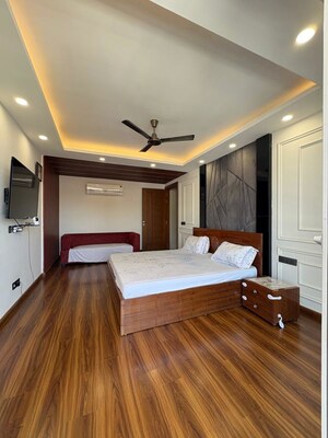 Bedroom in 4 BHK Builder Floor at Kohli One Malibu Town, Sector 47 – for Rent