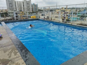 Swimming Pool in 2 BHK Apartment at CMRS Sunny Dew, Mahadevpura – for Rent