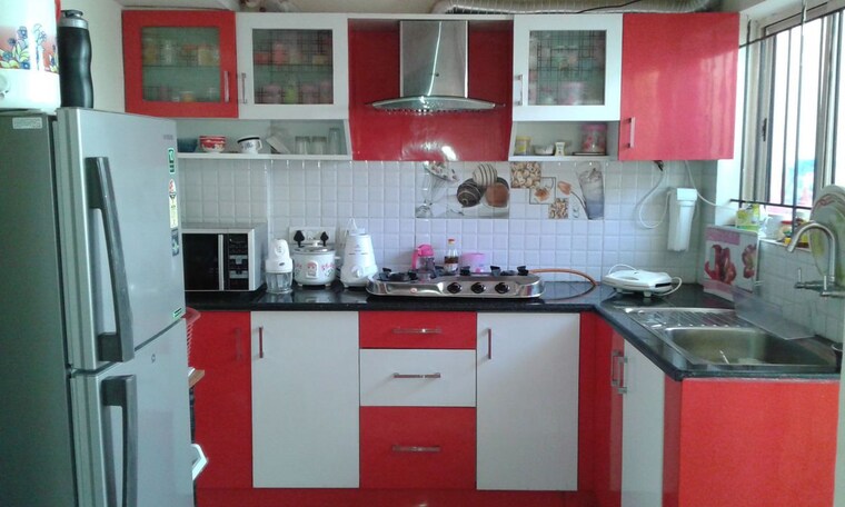 Kitchen, cmrs-sunny-dew 2 Bedroom 1100 Sq.Ft. Apartment In Mahadevpura Bangalore 10402106