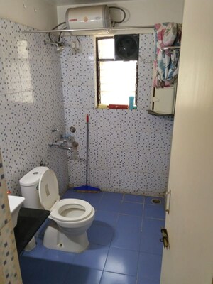 Bathroom in 3 BHK Apartment at DSK Akash Ganga, Aundh – for Rent