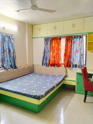 Bedroom in 3 BHK Apartment at DSK Akash Ganga, Aundh – for Rent