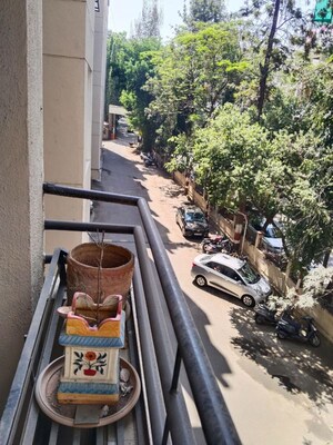 Balcony in 3 BHK Apartment at DSK Akash Ganga, Aundh – for Rent