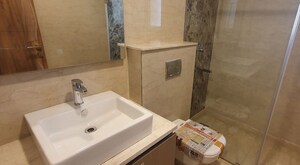 Bathroom in 3 BHK Apartment at Ambience Creacions, Sector 22 – for Rent