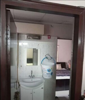 Bathroom in 3 BHK Apartment at Bansal Halwasiya Enclave, Indira Nagar – for Rent