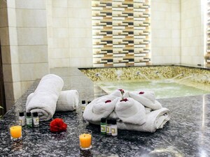 Bathroom in 2 BHK Apartment at Galaxy Royale, Gaur City 2 – for Sale