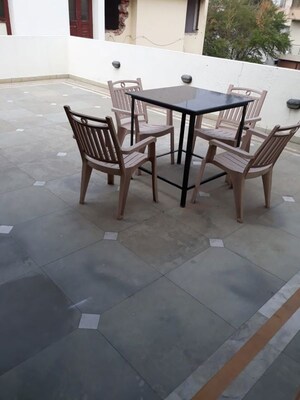 Balcony in Studio Builder Floor at East Of Kailash – for Rent