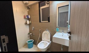 Bathroom in 2 BHK Apartment at Ashar Metro Towers, Vartak Nagar – for Sale