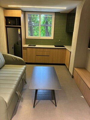 Staircase in 1 RK Apartment at Cox Town – for Rent