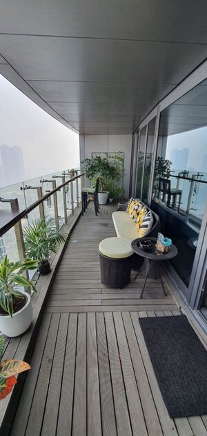 Balcony in 3 BHK Apartment at Lodha World Crest, Worli – for Sale