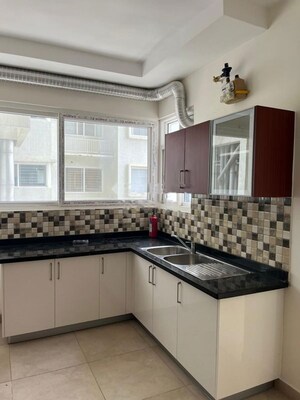 Kitchen in 3.5 BHK Apartment at Prestige Lakeside Habitat Apartments, Gunjur – for Rent
