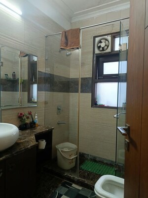 Bathroom in 4 BHK Builder Floor at Unitech South City II, Sector 50 – for Sale