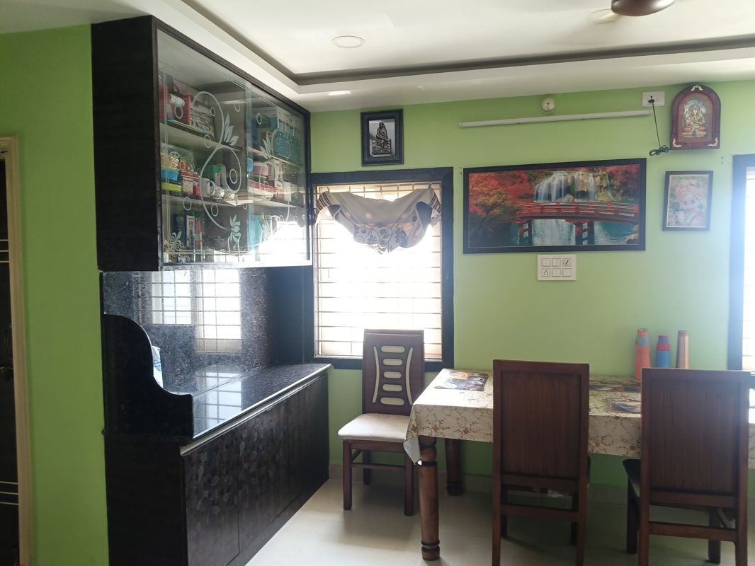 Dining Room in 3 BHK Apartment at GR Abhivir Enclave, Nagole – for Sale