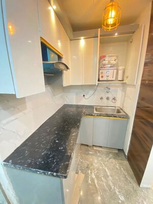 Kitchen in 1 BHK Builder Floor at Uttam Nagar – for Rent