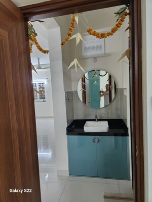 Bathroom in 3 BHK Apartment at My Home Sayuk, Tellapur – for Rent