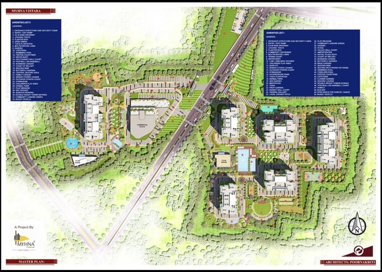 Master Plan, myhna-vistara 2 Bedroom 1180 Sq.Ft. Apartment In Gunjur Bangalore 10402414