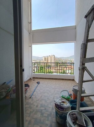 Balcony in 3 BHK Builder Floor at Ashtekar Silver Oak Phase II, Katraj – for Rent