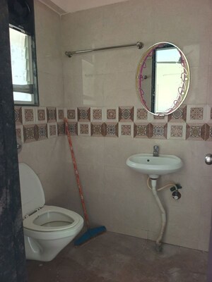 Bathroom in 3 BHK Builder Floor at Ashtekar Silver Oak Phase II, Katraj – for Rent