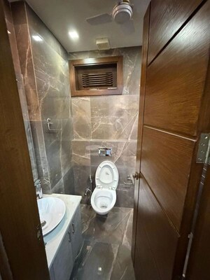 Bathroom in 3 BHK Builder Floor at Chittaranjan Park – for Rent