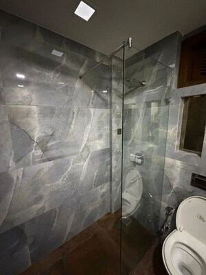Bathroom in 3 BHK Builder Floor at Chittaranjan Park – for Rent