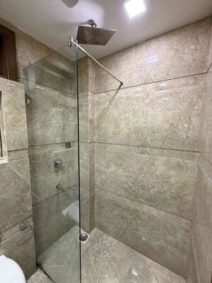 Bathroom in 3 BHK Builder Floor at Chittaranjan Park – for Rent