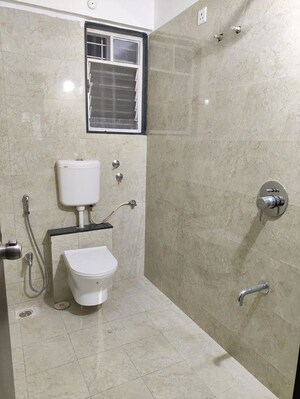 Bathroom in 2 BHK Apartment at KCB Platinum Plaza, Ravet – for Rent