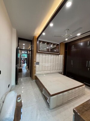 Bedroom in 2 BHK Builder Floor at Kalkaji – for Rent