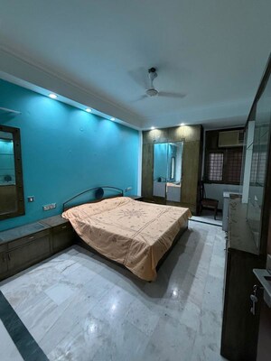 Bedroom in 2 BHK Builder Floor at Chittaranjan Park – for Rent
