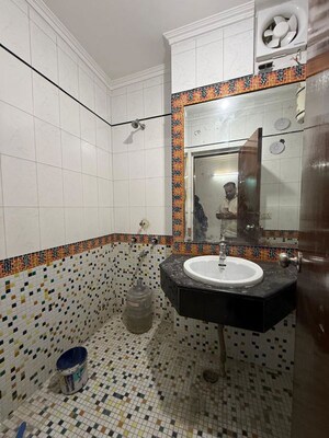 Bathroom in 2 BHK Builder Floor at Chittaranjan Park – for Rent