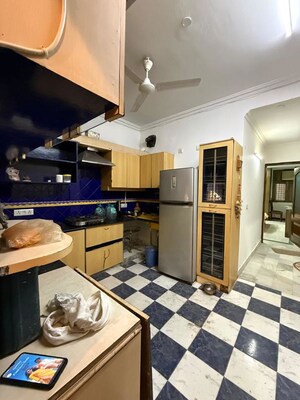 Kitchen in 2 BHK Builder Floor at Chittaranjan Park – for Rent