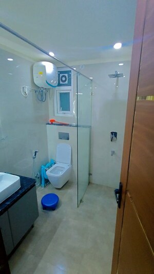 Bathroom in 4 BHK Builder Floor at Chattarpur – for Sale