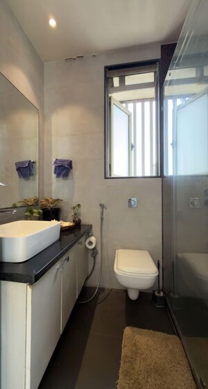 Bathroom in 3 BHK Apartment at Suraj Tranquil Bay 1, Prabhadevi – for Sale