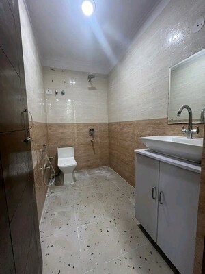 Bathroom in 2 BHK Apartment at Chattarpur – for Rent