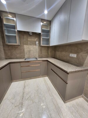 Kitchen in 3 BHK Builder Floor at East Of Kailash – for Sale