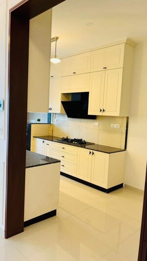 Kitchen in 3 BHK Apartment at L&T Raintree Boulevard, Hebbal – for Rent