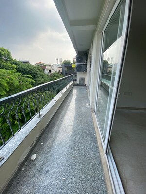Balcony in 3 BHK Builder Floor at Defence Colony – for Rent