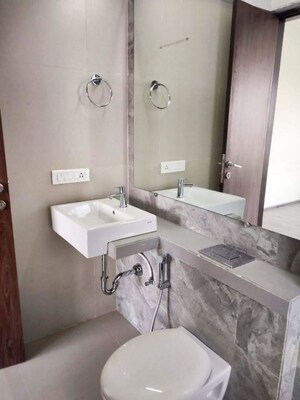 Bathroom in 2 BHK Apartment at Anubhav CHS Mulund, Mulund West – for Rent